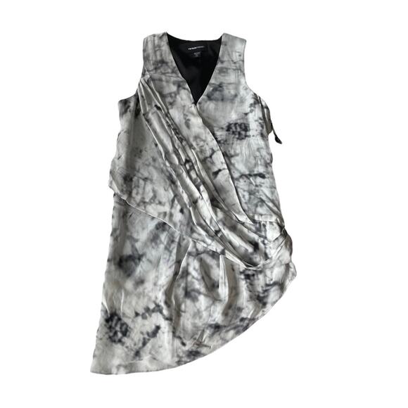 Revolve Fifteen Twenty Faded Marble Drape Side Angle Blouse Asymmetric XS NWT - Picture 15 of 15